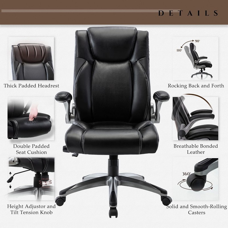 Ergonomic Chair Executive Leather Office gallery