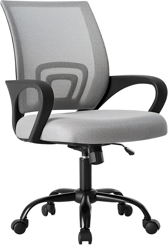 Comfortable Ergonomic Chair with Mesh Back, 360° Swivel & Rocking for Office Use gallery