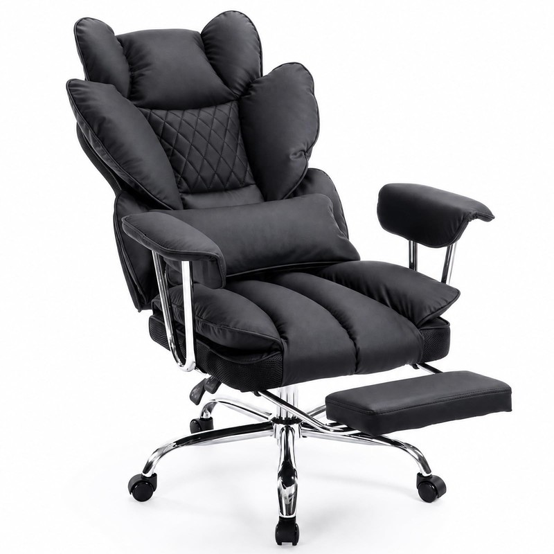 Big and Tall Office/Home High Back Ergonomic Desk Chair w/Pocket Spring Cushion gallery