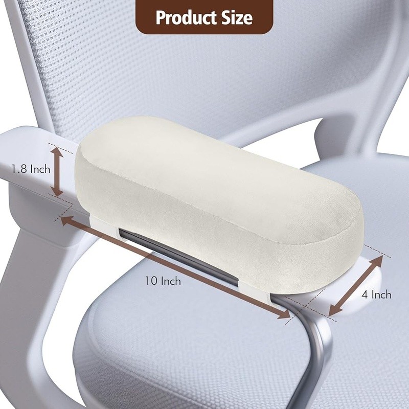Ergonomic Chair Armrest Pads Adjustable Support Non-Slip Cover Gaming Office Use gallery