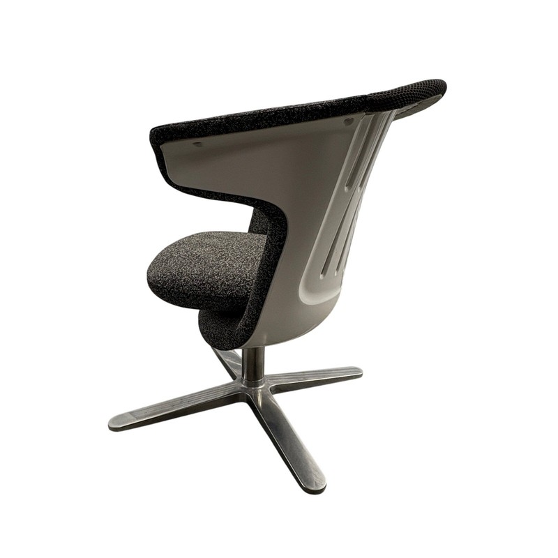 Steelcase i2i Collaborative Ergonomic Dual Swivel Gray Lounge Chair *no deskpad* gallery