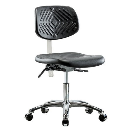 Clean Room Chair Ergonomic Chair, No Arms, 17-1/2″ To 22-3/4″ Height, Vinyl,