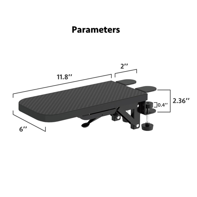 Computer Arm Rest for Desk, Suitable for Office desks, Sturdy Mouse arm Suppo... gallery