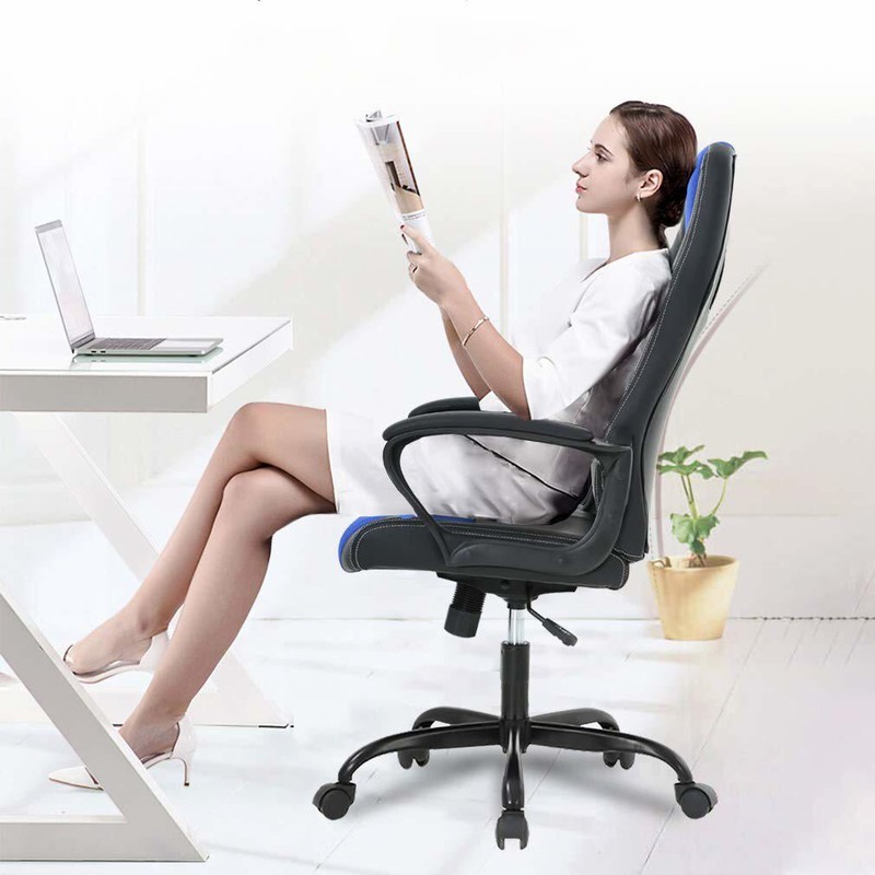 Racing Gaming Chair Home Office Computer Adjustable Swivel Executive Desk Chair gallery