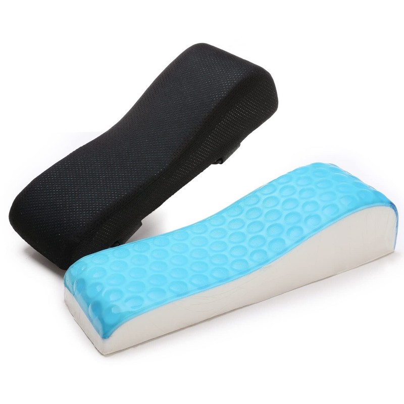 Chair Gel Ergonomic armrest Cushions Elbow Pillow Pressure Relief Office Chai…