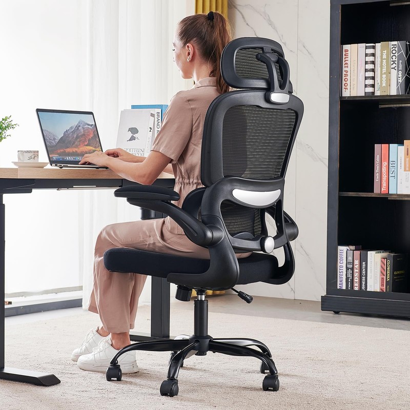 Office Chair Ergonomic Desk Chair, 330 LBS Home Mesh Office Desk Chairs with …