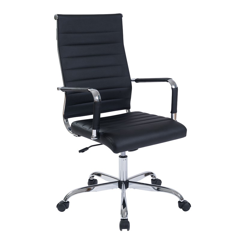 PU Leather Office Chair Ergonomic Desk Chair Swivel Computer Home Task Chair gallery