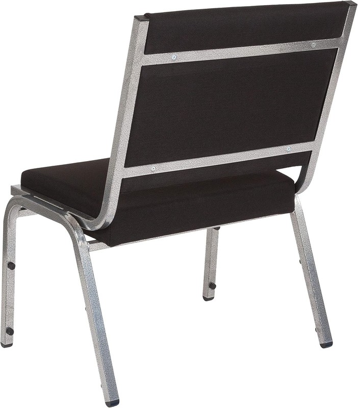+ OLIVER 950 lb. Rated Black Antimicrobial Fabric Bariatric Medical Reception Ch gallery