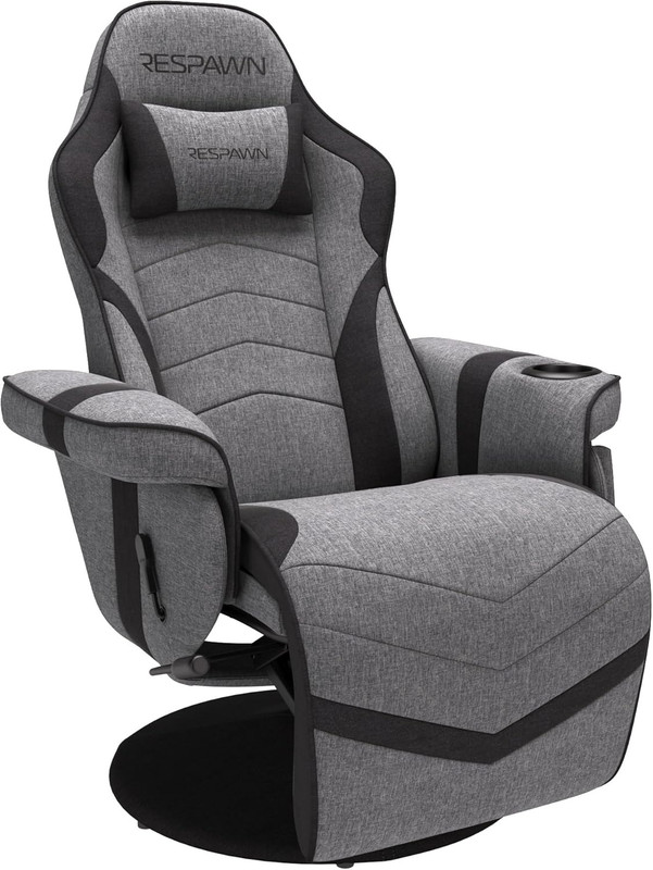 RESPAWN 900 Console Gaming Recliner with Footrest and Lumbar Support - Comfortab
