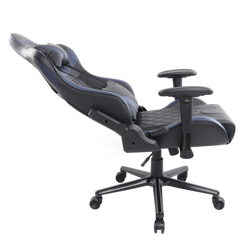 Ergonomic Gaming Chair Adjustable Headrest Lumbar Pillow Tilt Height 350LB gallery