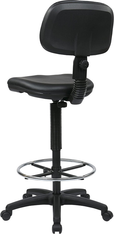 Office Star DC Series Adjustable Drafting Chair with Foot Ring and Sculptured Fo gallery