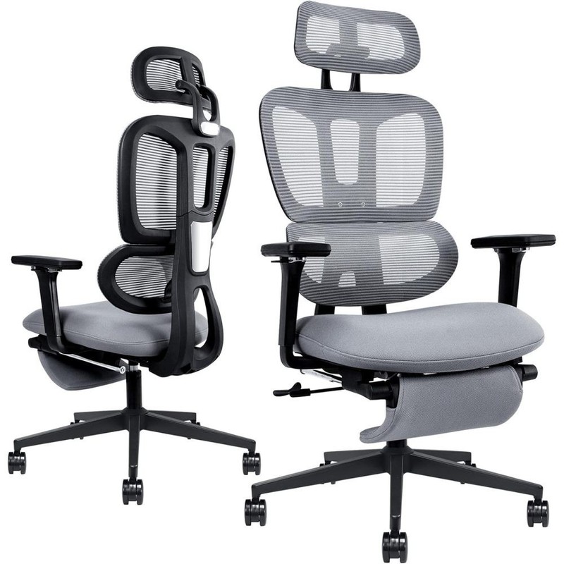 Ergonomic Office Chair High-back Computer Chair 2D Headrest & 4D Armrests