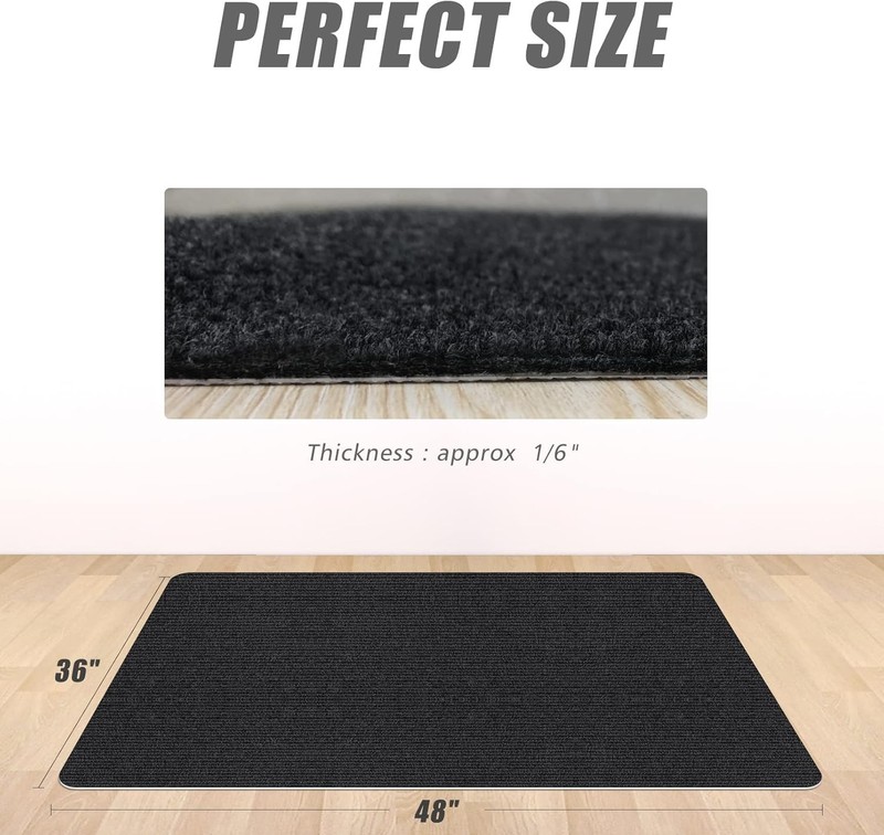 Office Chair Mat for Hardwood Floor,Office Computer Gaming Chair Mat for Tile... gallery