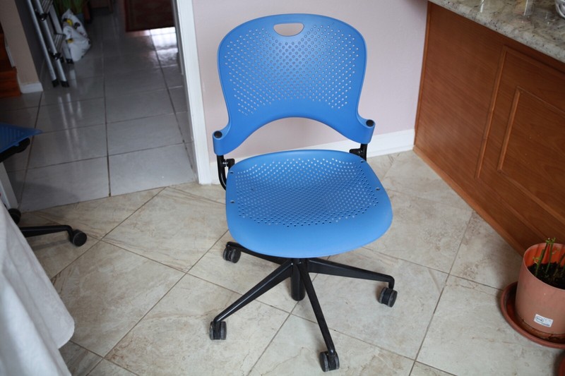 Herman Miller Caper Multipurpose Chair skyblue color