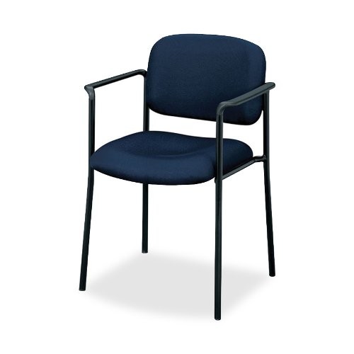 Basyx VL616VA90 Guest Chair Navy Blue Seat Black Frame