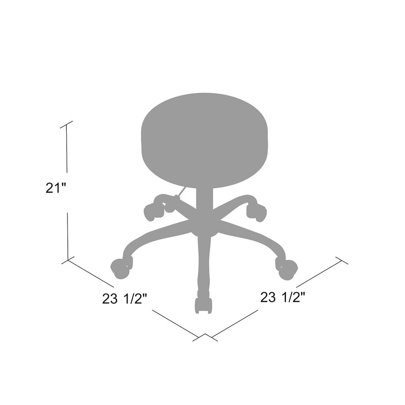 Boss Office Products Be Well Medical Spa Stool in Black gallery