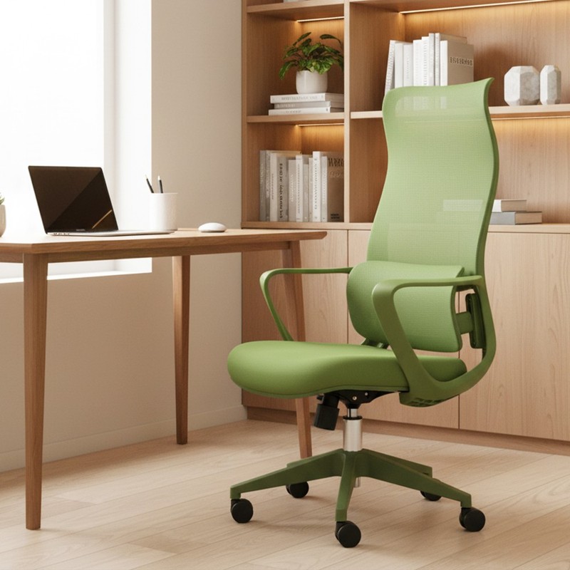 Modern Executive Office Chairwith Adjustable Height Lumbar Support 3D Adjustable