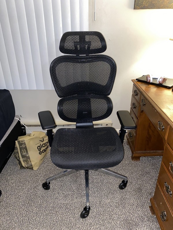 NOUHAUS OFFICE CHAIR Black Mesh
