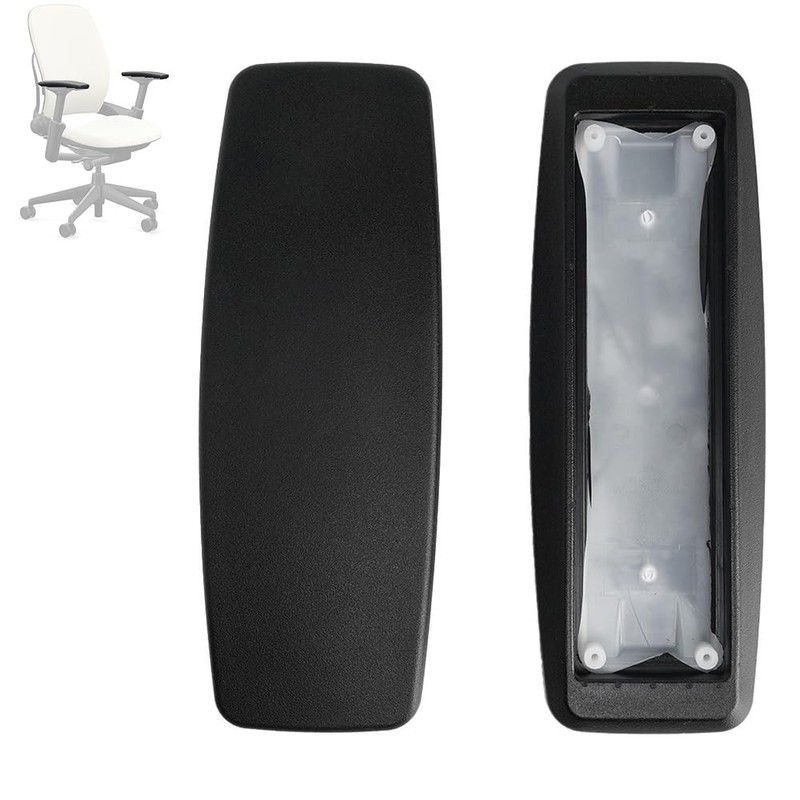 New Replacement Arm Pads Caps for Steelcase Leap V2, Amia Office Chair Black …
