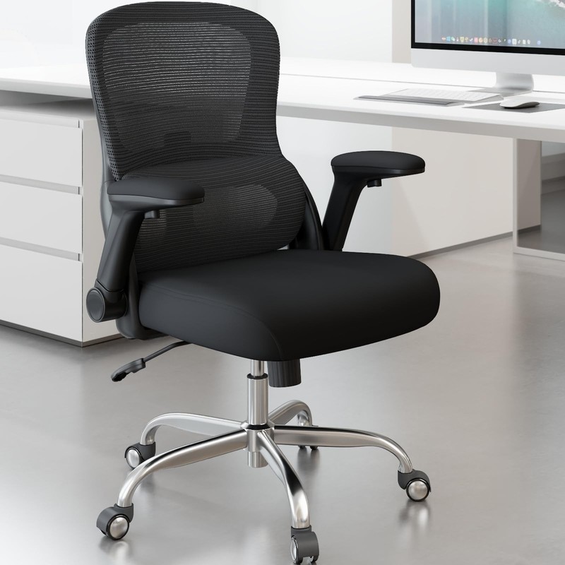 Office Chair Ergonomic Desk Chair Comfy: 400LBS Mesh Computer Chair Ergonomic…
