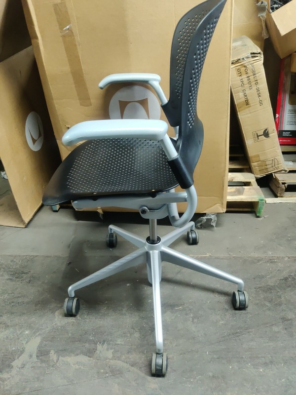 Herman Miller WC111 Caper Multipurpose Chair w/ Fixed Arms Black office desk gallery