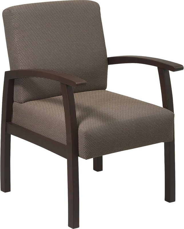 Silla de Oficina Moderna Silla de Invitados Cómoda Recepción Ejecutivo Taupe Esp